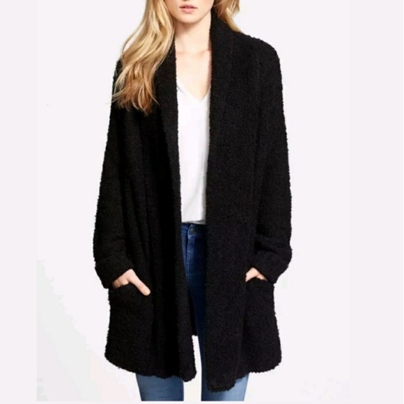 Joie Sweaters - Joie Solome Chunky Knit Long Open Cardigan Aweater